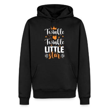 Sterne Sternchen Astronomie - Männer Premium Bio Hoodie - Schwarz - Vorne - Nico (187cm)