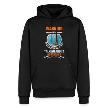 Fische Aquarianer Fisch Fischfutter - Männer Premium Bio Hoodie - Schwarz - Vorne - Nico (187cm)