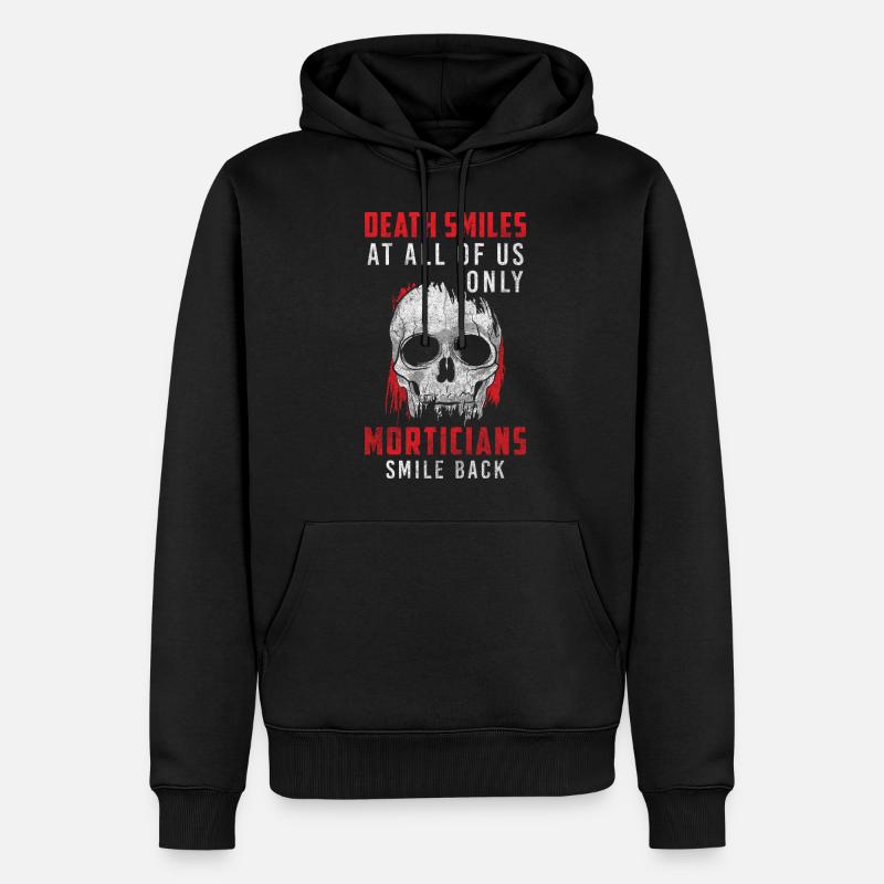 Fossoyeur Noir Humour Vocation - Sweat à capuche Premium bio Homme - noir