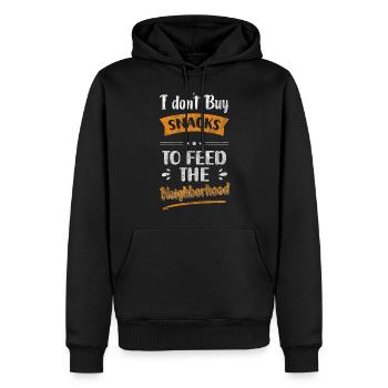 Nachbar Bester Nachbar Dorf Wohnung - Männer Premium Bio Hoodie - Schwarz - Vorne - Nico (187cm)