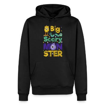 Horror Comic Figur Süß - Männer Premium Bio Hoodie - Schwarz - Vorne - Nico (187cm)