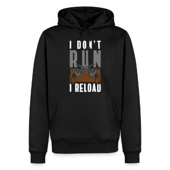 Waffenclub Schießbereich Schütze - Männer Premium Bio Hoodie - Schwarz - Vorne - Nico (187cm)