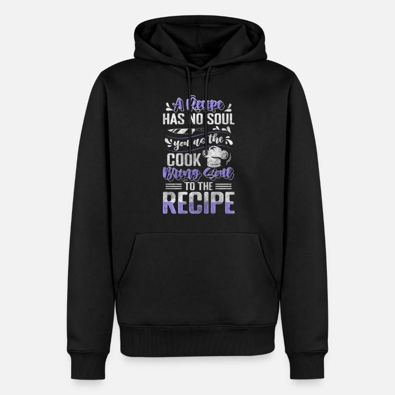 Cuisine Gastronomie Délicieuse Marmite - Sweat à capuche Premium bio Homme - noir