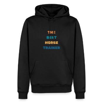 Best Horse Trainer - Männer Premium Bio Hoodie - Schwarz - Vorne - Nico (187cm)