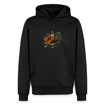 Simurgh Persien Religion Iranische Kultur Faravaha - Männer Premium Bio Hoodie - Schwarz - Vorne - Nico (187cm)