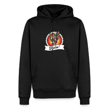 Skeleton Vacation Summer Mexico Beach Taco - Men’s Premium Organic Hoodie - black - Front - Nico (187cm)