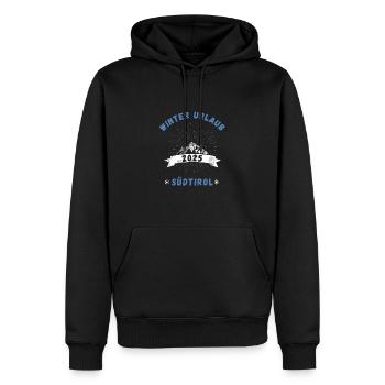 Südtirol Bozen Italien Urlaub 2025 Winter Ski Idee - Männer Premium Bio Hoodie - Schwarz - Vorne - Nico (187cm)