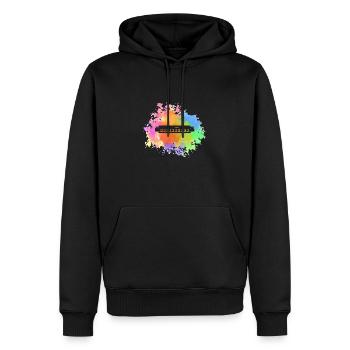 Harmonica Harmonica - Men’s Premium Organic Hoodie - black - Front - Nico (187cm)
