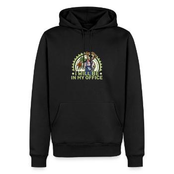 Kleingärtner Garten Spooky Skelett Halloween - Männer Premium Bio Hoodie - Schwarz - Vorne - Nico (187cm)