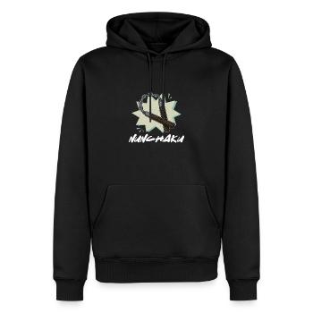 Karaté Ninja Nunchaku Armes Japon Entraînement Sports - Sweat à capuche Premium bio Homme - noir - Devant - Nico (187cm)