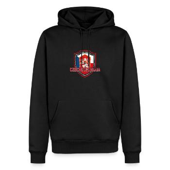 Tschechien Mitteleuropa Slowakei Patriotisch - Männer Premium Bio Hoodie - Schwarz - Vorne - Nico (187cm)