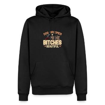 Hundepflege Friseur Grooming Groomer Schneiden - Männer Premium Bio Hoodie - Schwarz - Vorne - Nico (187cm)