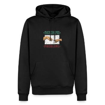 Fibonacci Mathe Lehrer Kunst Erschaffung - Männer Premium Bio Hoodie - Schwarz - Vorne - Nico (187cm)