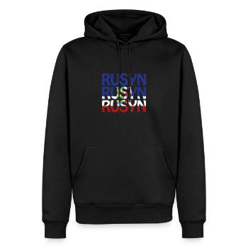 Karpaten Rusyn Rusnak Ethnische Gruppr Rus - Männer Premium Bio Hoodie - Schwarz - Vorne - Nico (187cm)