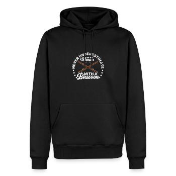 Orchester Musik Musiker Fagott Bassoon - Männer Premium Bio Hoodie - Schwarz - Vorne - Nico (187cm)