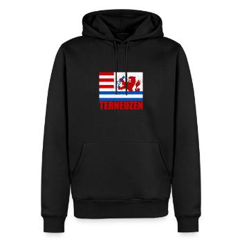 Niederlande Amsterdam Holzschuh Urlaub Reise - Männer Premium Bio Hoodie - Schwarz - Vorne - Nico (187cm)