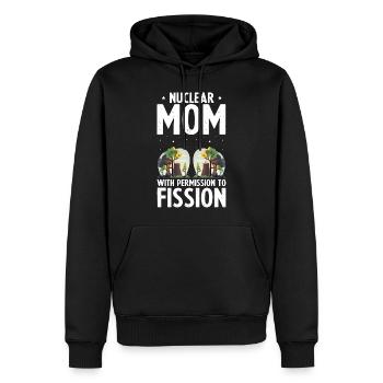 Nuklearingenieur für Kernkraftwerk und Kernenergie - Männer Premium Bio Hoodie - Schwarz - Vorne - Nico (187cm)
