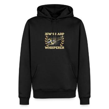 Qopuz Maultrommel Jew's Harp Klassik Musik - Männer Premium Bio Hoodie - Schwarz - Vorne - Nico (187cm)