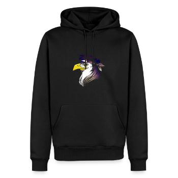 Amerikanisch-Samoa - Männer Premium Bio Hoodie - Schwarz - Vorne - Nico (187cm)
