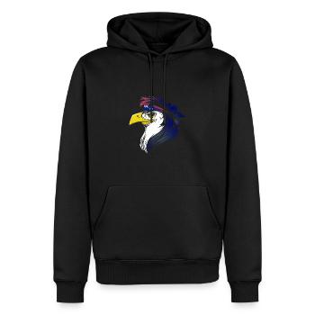 Ascension - Männer Premium Bio Hoodie - Schwarz - Vorne - Nico (187cm)