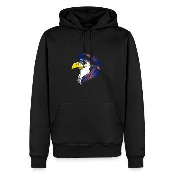 Kap Verde - Männer Premium Bio Hoodie - Schwarz - Vorne - Nico (187cm)