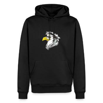 Zypern - Männer Premium Bio Hoodie - Schwarz - Vorne - Nico (187cm)