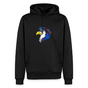 Demokratische Republik Kongo - Männer Premium Bio Hoodie - Schwarz - Vorne - Nico (187cm)