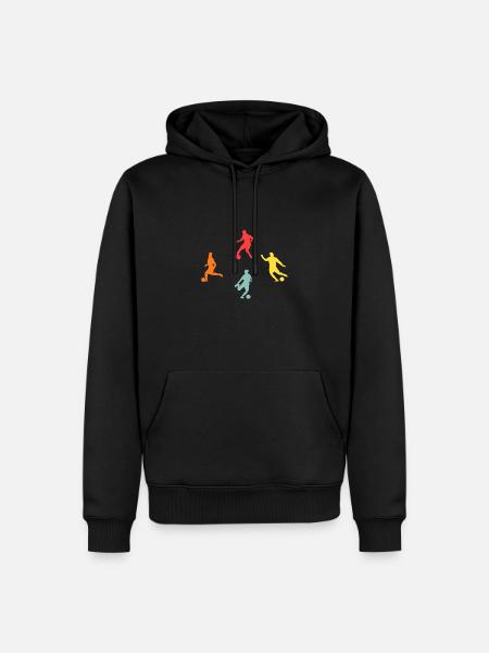 Soccer Player Evolution Soccer - Men’s Premium Organic Hoodie - black