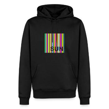 Party Sun - Männer Premium Bio Hoodie - Schwarz - Vorne - Nico (187cm)