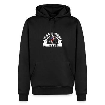 Wrestling Kampfsport Ringen Sport Freistilringen - Männer Premium Bio Hoodie - Schwarz - Vorne - Nico (187cm)