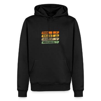Car Painter Vehicle Painter Painter - Men’s Premium Organic Hoodie - black - Front - Nico (187cm)