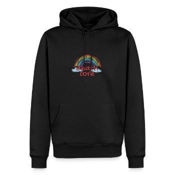 Lustiger Deathcore Sarkastischer Metal Metalhead - Männer Premium Bio Hoodie - Schwarz - Vorne - Nico (187cm)