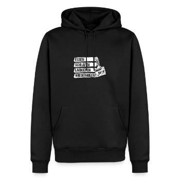 Car Painter Vehicle Painter Painter - Men’s Premium Organic Hoodie - black - Front - Nico (187cm)