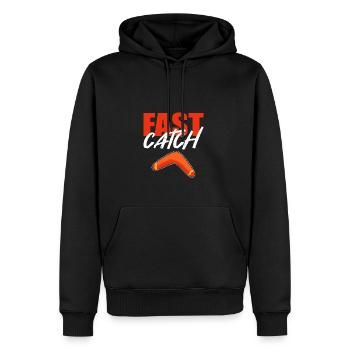 Schneller Fang Aufmerksame Person Gift - Männer Premium Bio Hoodie - Schwarz - Vorne - Nico (187cm)