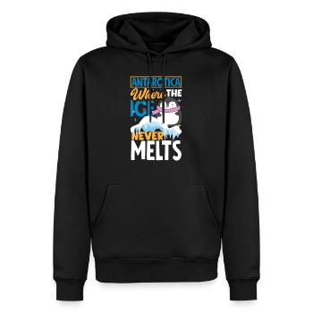 Antarctica where the ice never melts Expedition - Männer Premium Bio Hoodie - Schwarz - Vorne - Nico (187cm)