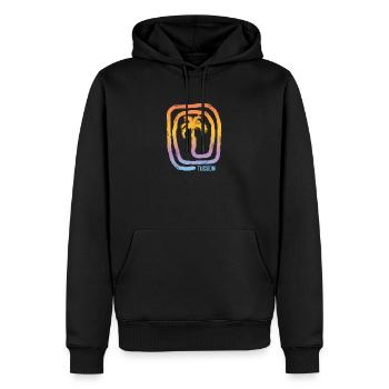 Cool Tucson Arizona Palm Tree Souvenir Vacances - Sweat à capuche Premium bio Homme - noir - Devant - Nico (187cm)