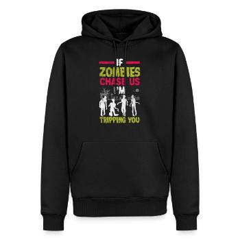 Costume d'amant de zombie pour Halloween drôle - Sweat à capuche Premium bio Homme - noir - Devant - Nico (187cm)