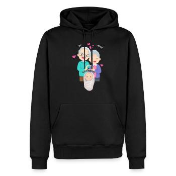 Ihr werdet Großeltern - Männer Premium Bio Hoodie - Schwarz - Vorne - Nico (187cm)