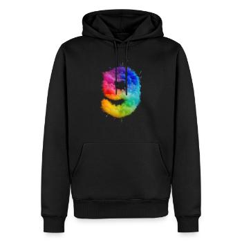 Birthday birthday party birthday gift born - Men’s Premium Organic Hoodie - black - Front - Nico (187cm)