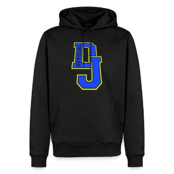 Cool officiel DJ Club Musique Fête Timbre Graffiti - Sweat à capuche Premium bio Homme - noir - Devant - Nico (187cm)