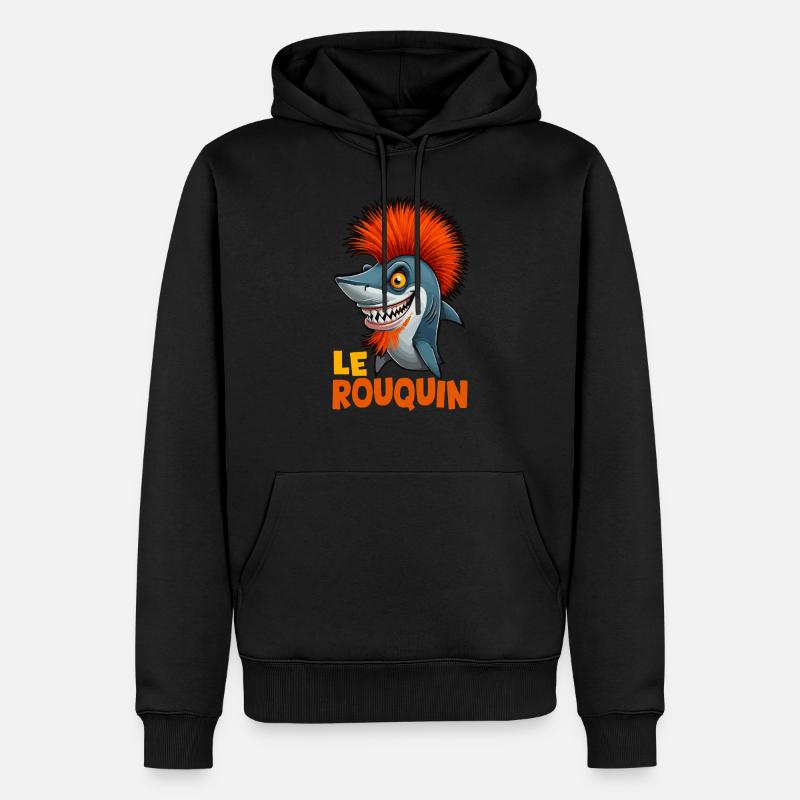 Der Rotschopf - Männer Premium Bio Hoodie - Schwarz