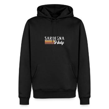 Italien Italia Sommer Sardinien Insel Reise - Männer Premium Bio Hoodie - Schwarz - Vorne - Nico (187cm)