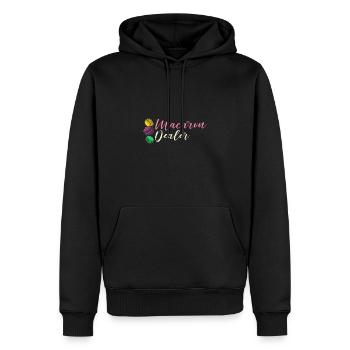 Dessert Italien Makronen Kekse Macaroon - Männer Premium Bio Hoodie - Schwarz - Vorne - Nico (187cm)