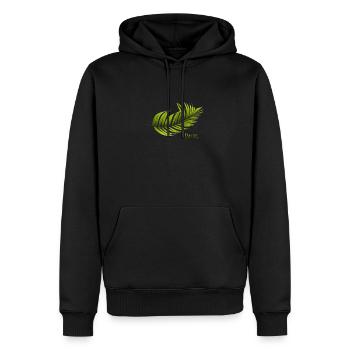 Palms Palme Palmen Shirt - Männer Premium Bio Hoodie - Schwarz - Vorne - Nico (187cm)