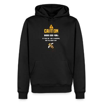 Lustige Imkerei Alabri Imker Honigbiene Bienenlieb - Männer Premium Bio Hoodie - Schwarz - Vorne - Nico (187cm)