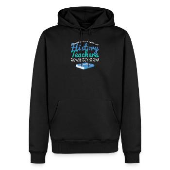 History Teacher School History Teacher - Men’s Premium Organic Hoodie - black - Front - Nico (187cm)