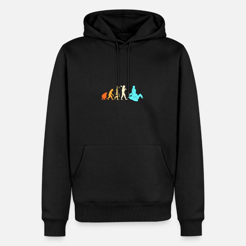 Jiu Jitsu Autodéfense - Sweat à capuche Premium bio Homme - noir