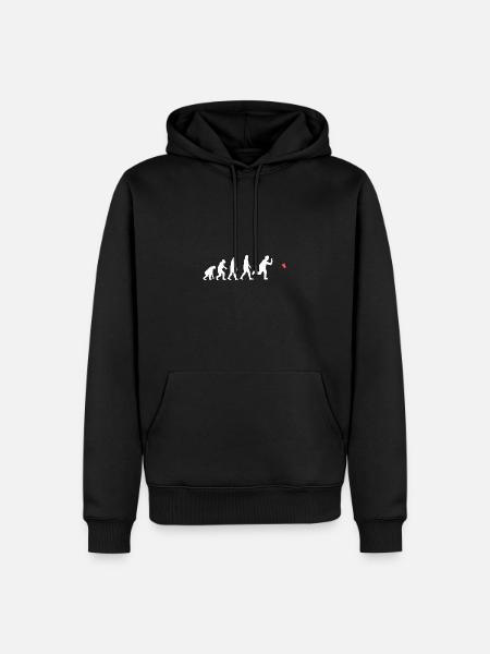 Beerpong Bierpong Bier Pong Evolution - Männer Premium Bio Hoodie - Schwarz