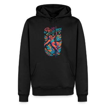 Paresseux Pole Dance Pole Dancer Drôle Cadeau - Sweat à capuche Premium bio Homme - noir - Devant - Nico (187cm)