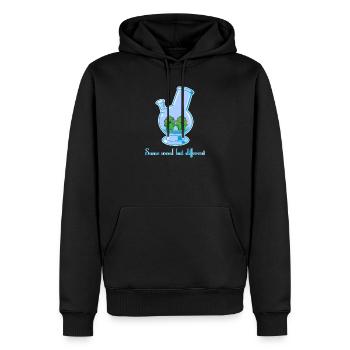 Same weed but different - Männer Premium Bio Hoodie - Schwarz - Vorne - Nico (187cm)
